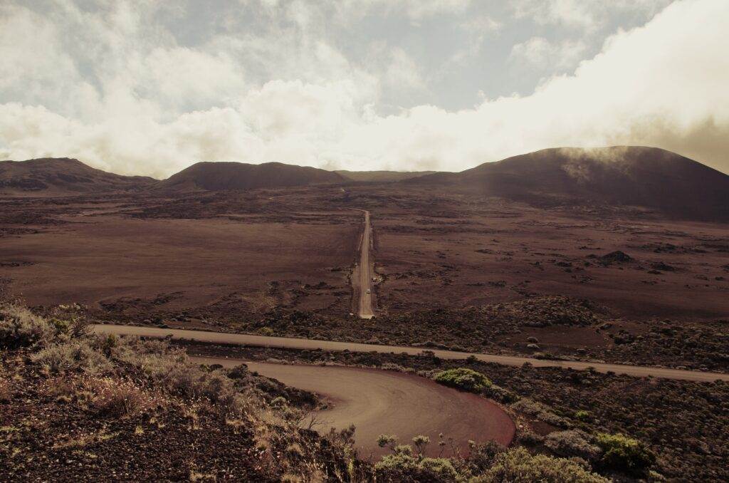 Road trip en moto au piton de la fournaise